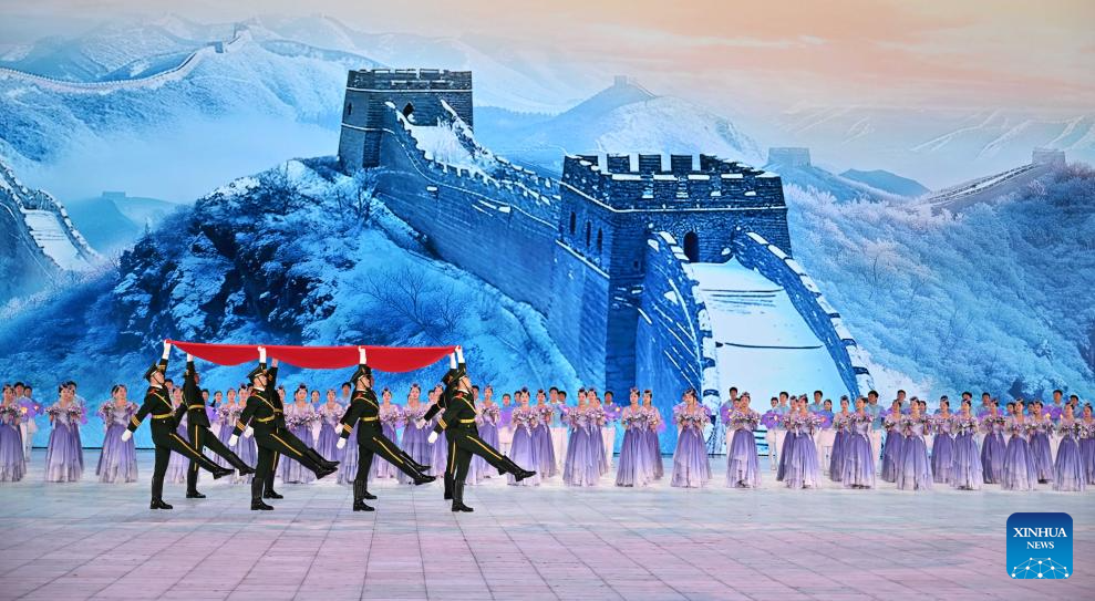 Highlights of opening ceremony of 9th Asian Winter Games