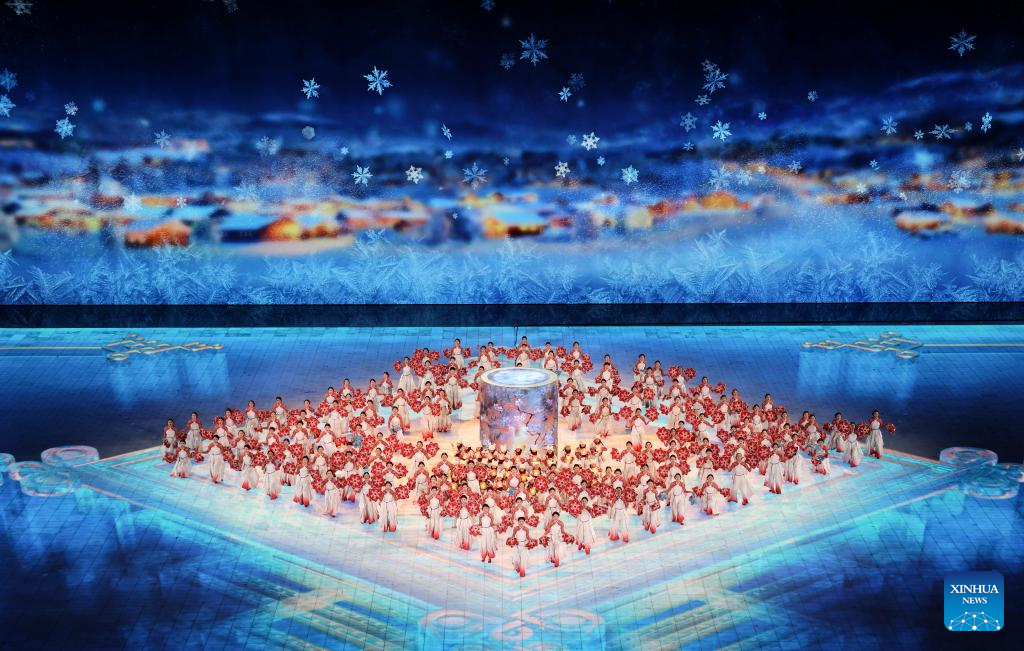 Highlights of opening ceremony of 9th Asian Winter Games