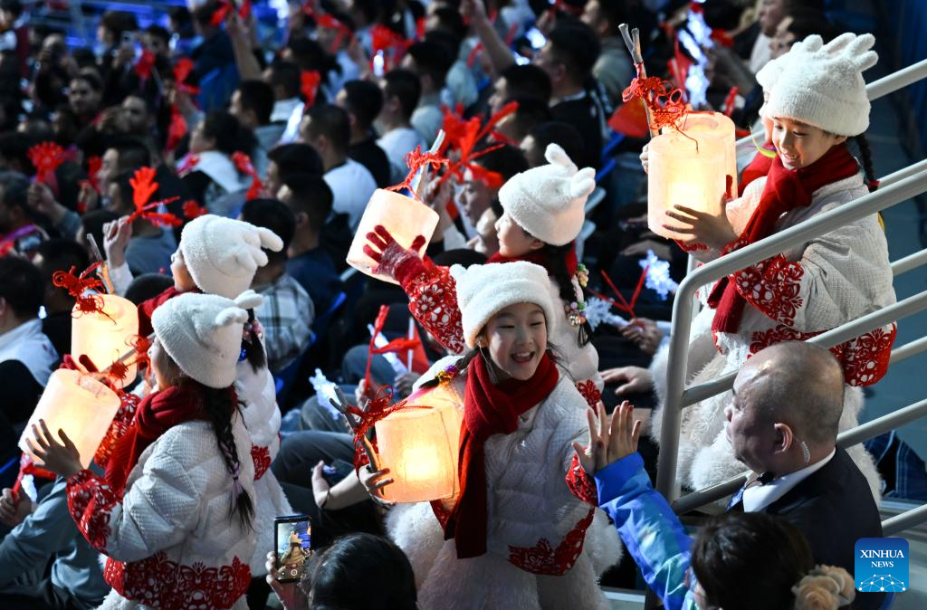 Highlights of opening ceremony of 9th Asian Winter Games