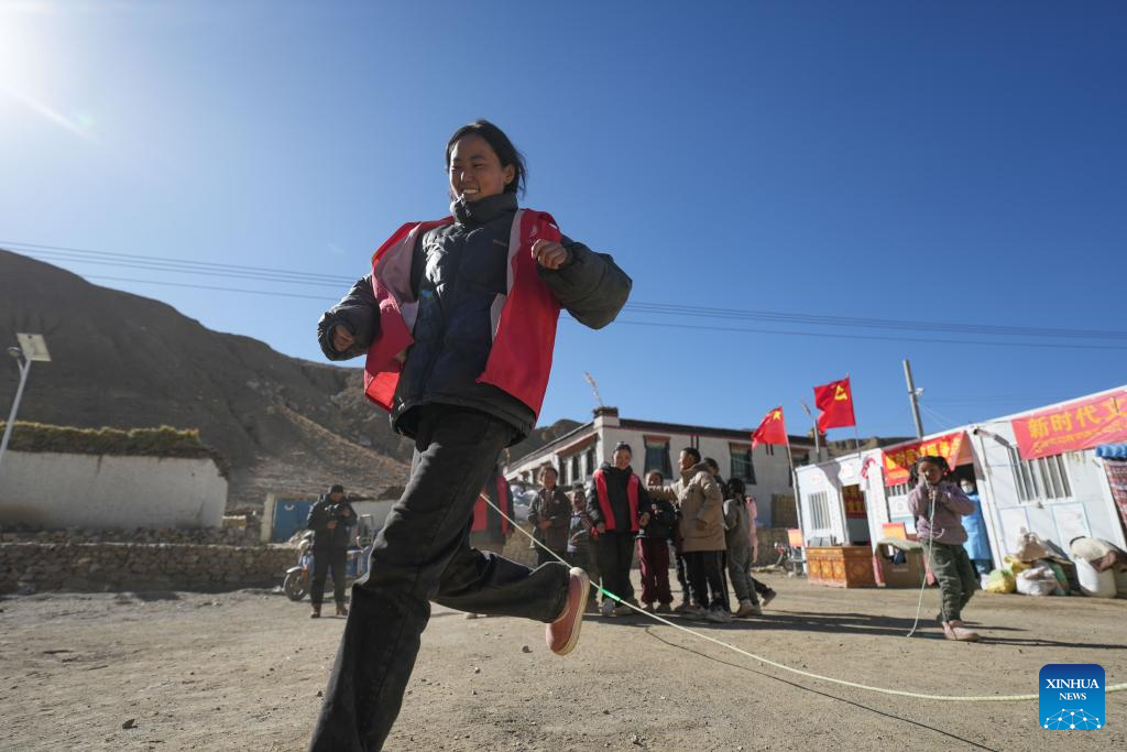 Normal life restored at Xizang's post-quake resettlement sites