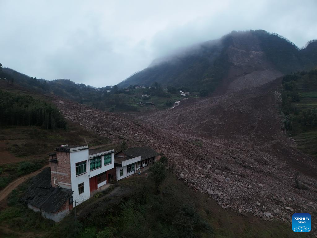 About 200 people relocated after fatal landslide in SW China's Sichuan