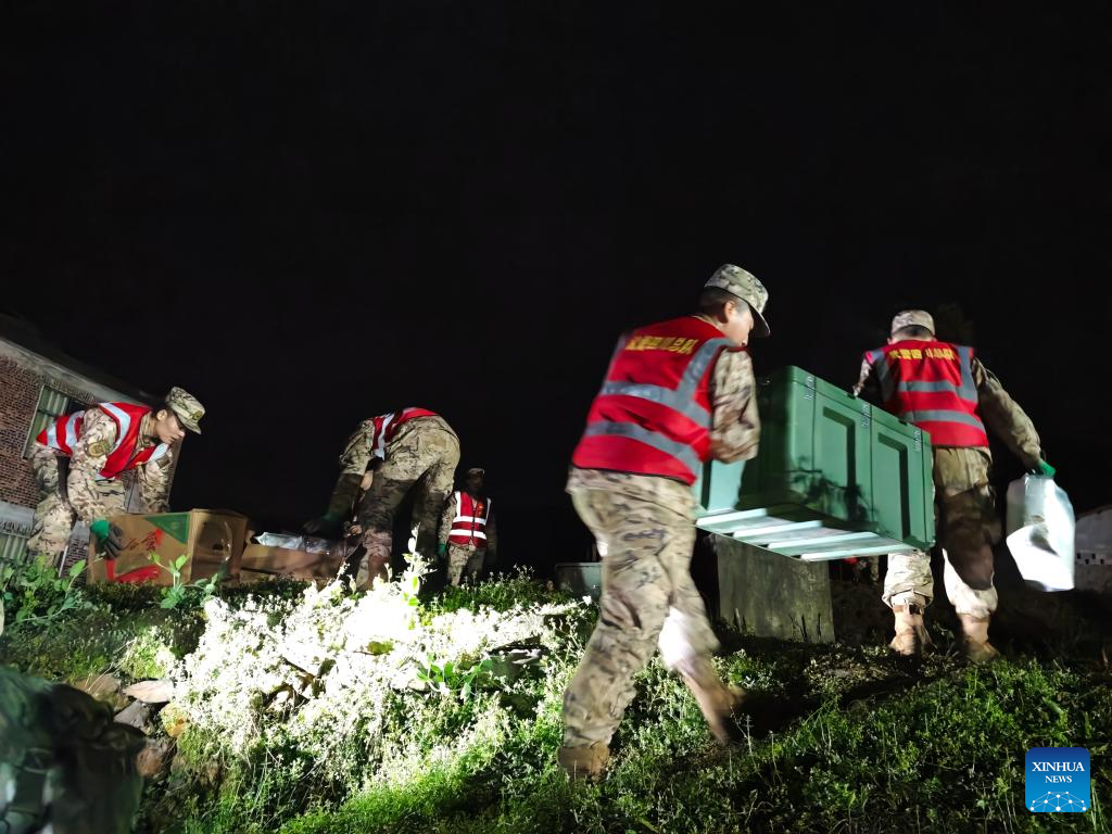 About 200 people relocated after fatal landslide in SW China's Sichuan