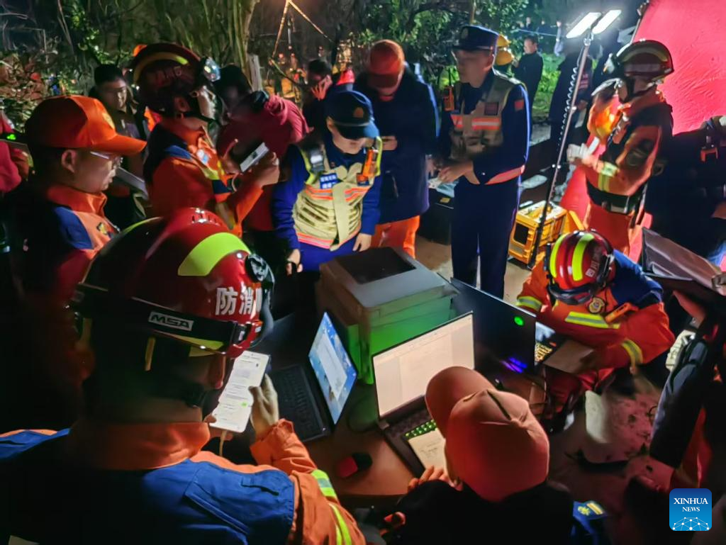 About 200 people relocated after fatal landslide in SW China's Sichuan