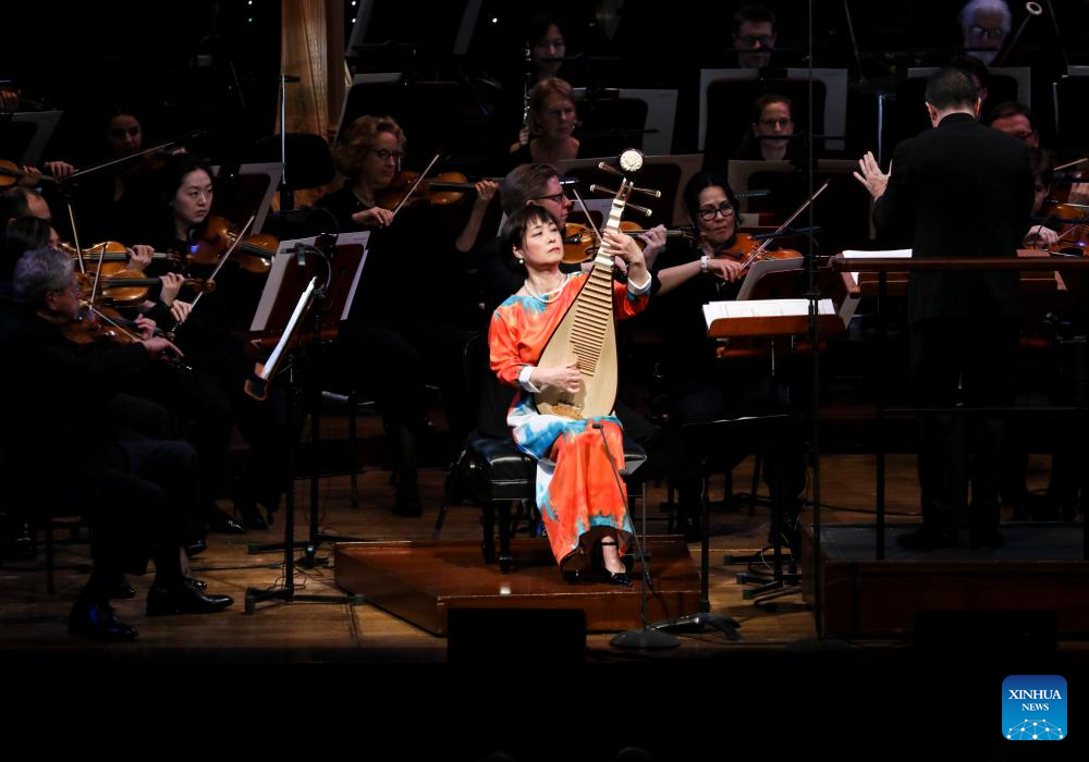 Concert in celebration of Chinese New Year staged by San Francisco Symphony at Davies Symphony Hall, U.S.