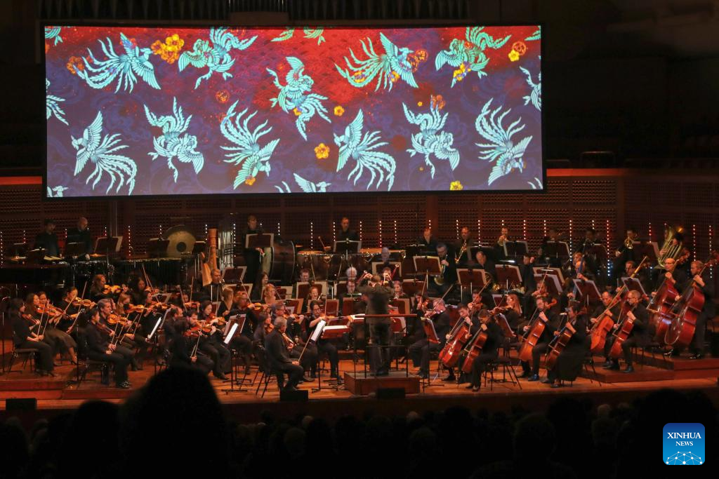 Concert in celebration of Chinese New Year staged by San Francisco Symphony at Davies Symphony Hall, U.S.