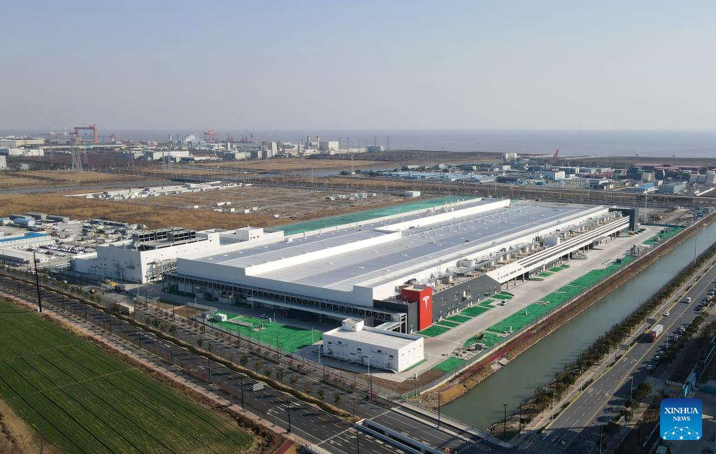 Tesla battery Megafactory in Shanghai launches production