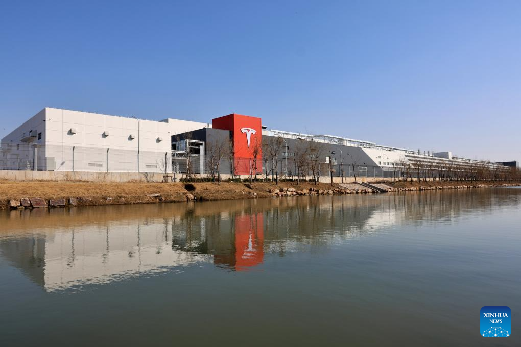 Tesla battery Megafactory in Shanghai launches production