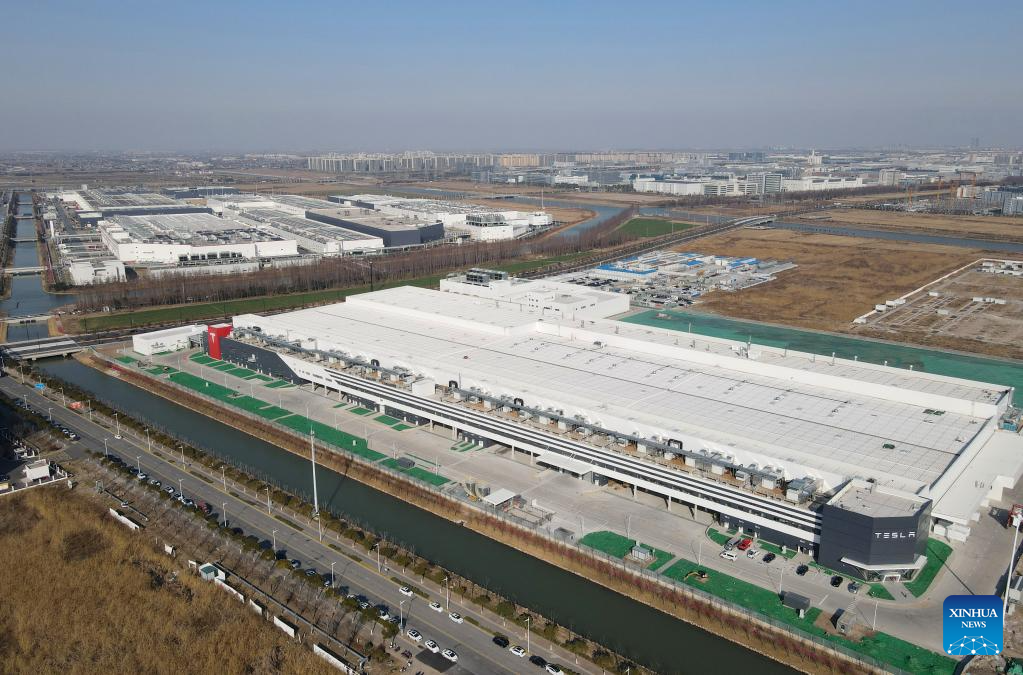 Tesla battery Megafactory in Shanghai launches production