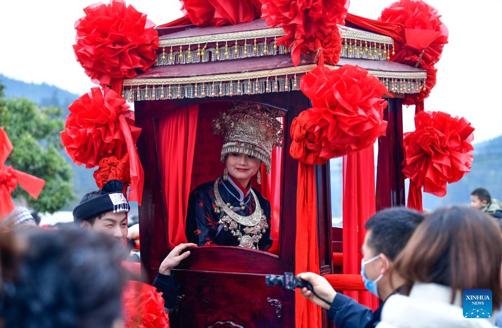 In pics: Lantern Festival celebration in China's Guizhou