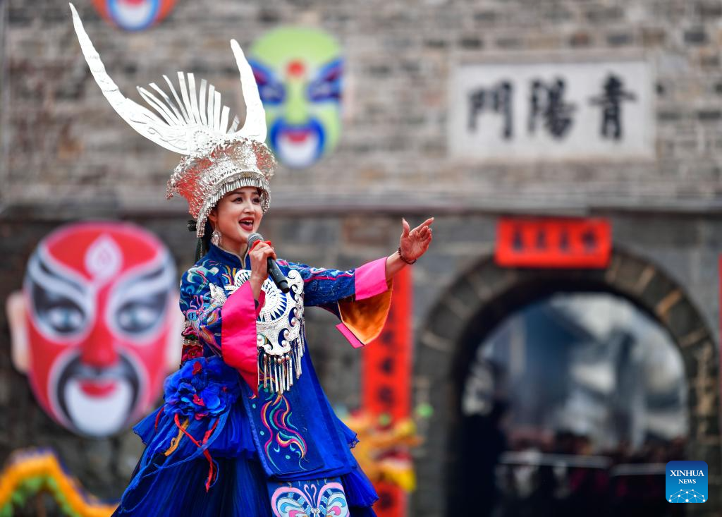 In pics: Lantern Festival celebration in China's Guizhou