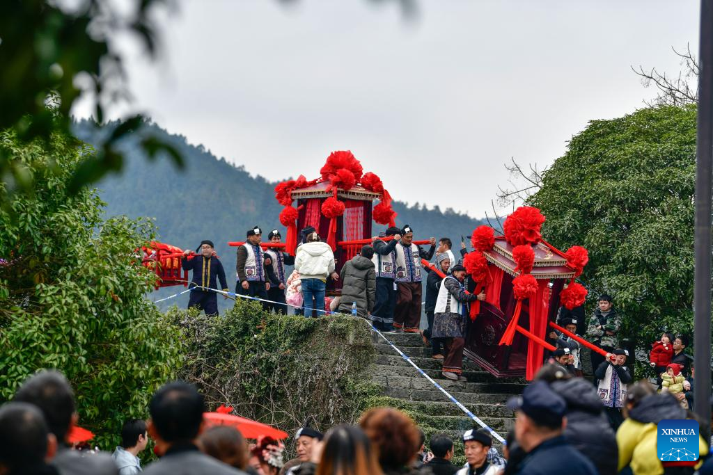 In pics: Lantern Festival celebration in China's Guizhou