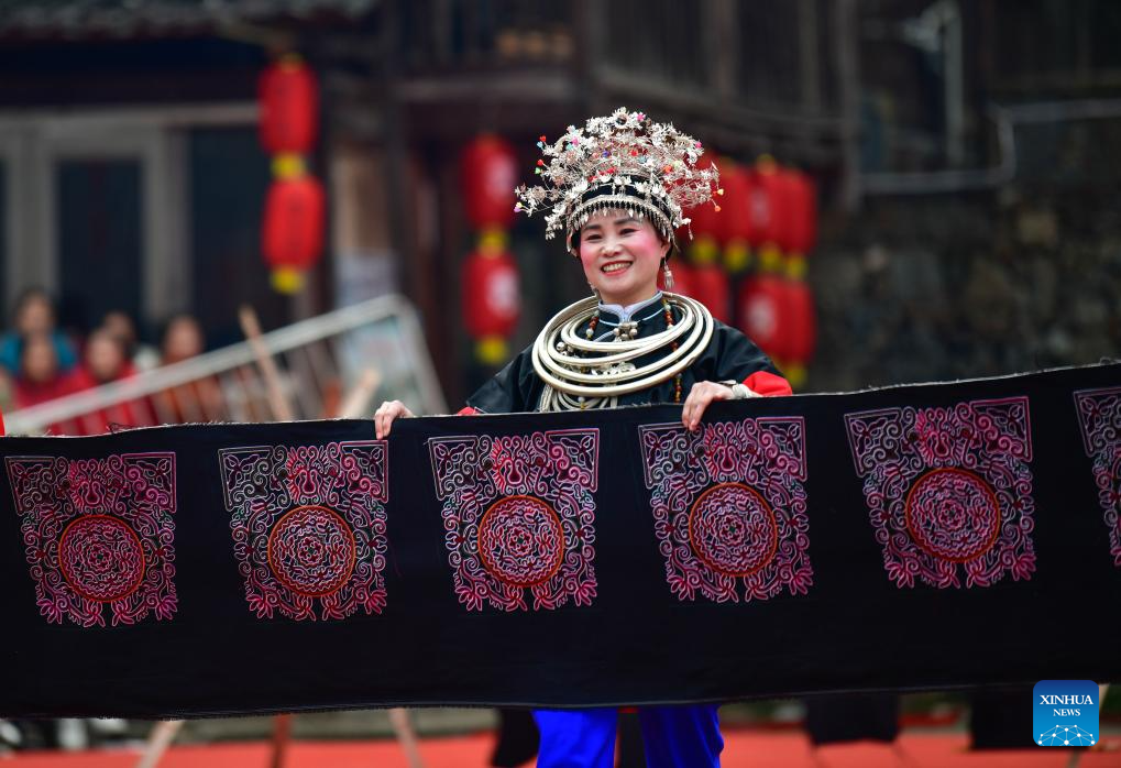 In pics: Lantern Festival celebration in China's Guizhou