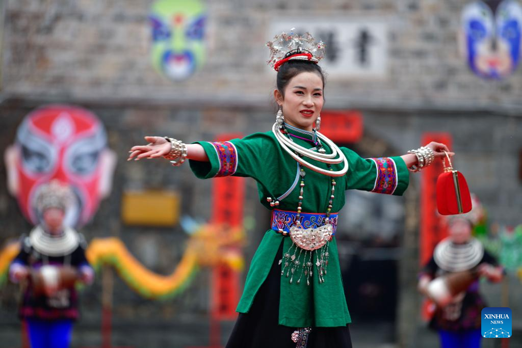 In pics: Lantern Festival celebration in China's Guizhou