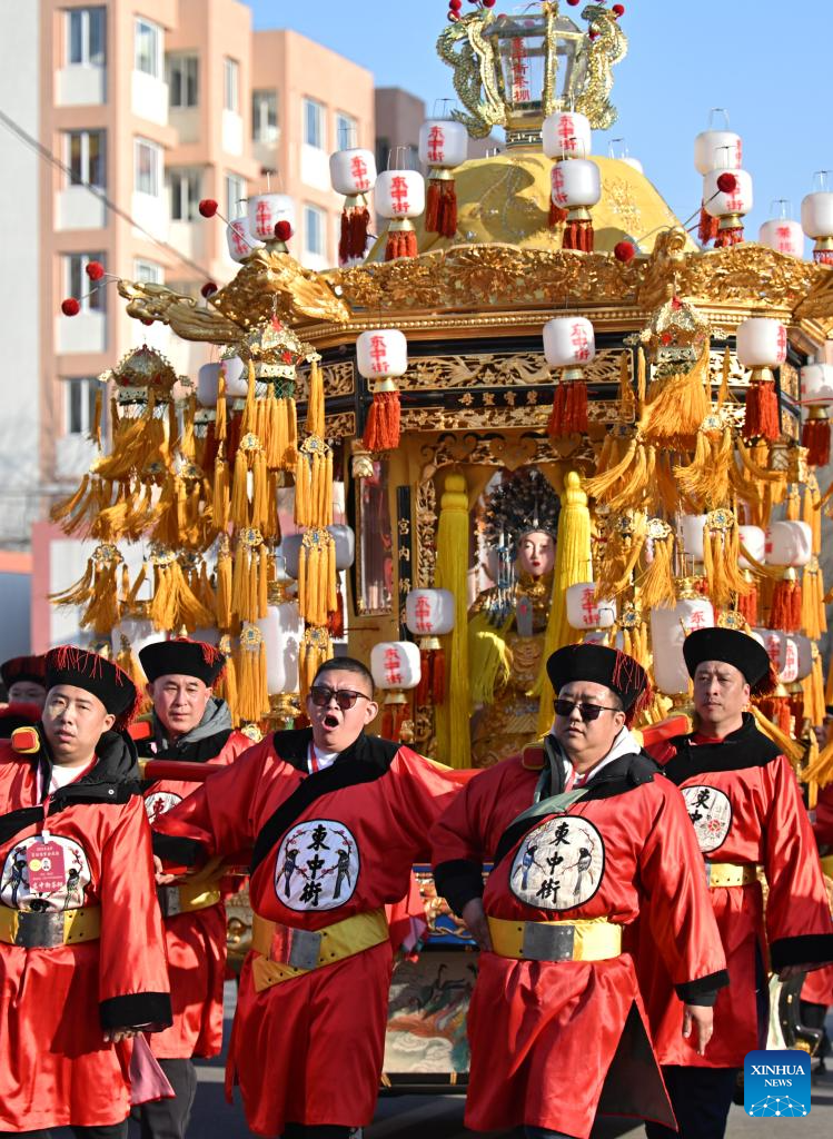 Memorial ceremony for Chinese sea goddess Mazu observed in Tianjin