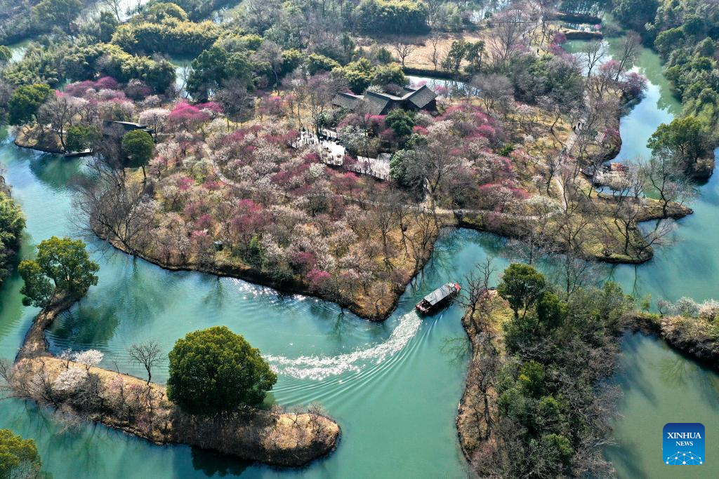 Scenery of Xixi National Wetland Park in Hangzhou