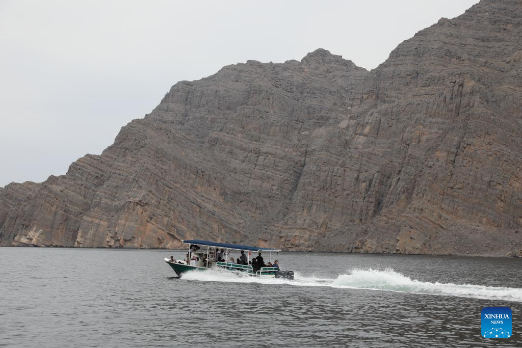 Scenery of Musandam Fjords in Oman