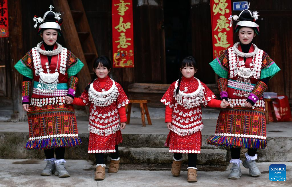 People enjoy Gannangxiang festival in China's Guizhou