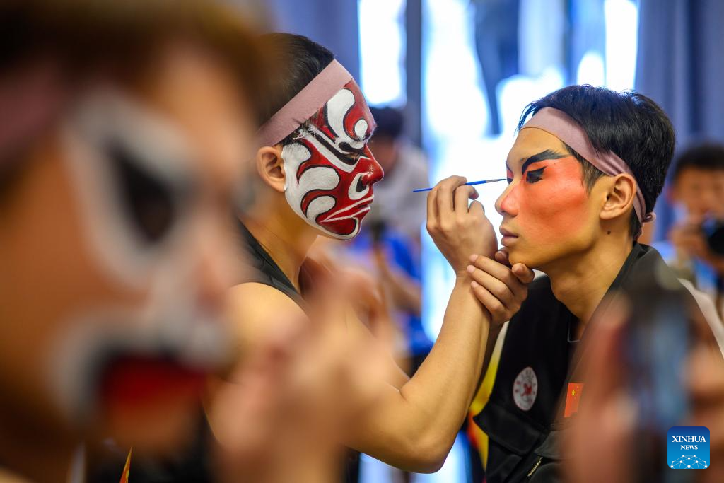 Yingge dances staged during parade in Johor, Malaysia