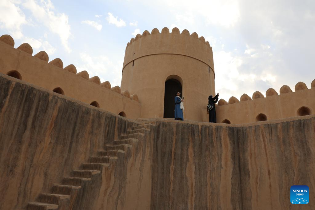 View of Dibba Castle in town of Dibba Al-Baya, Oman