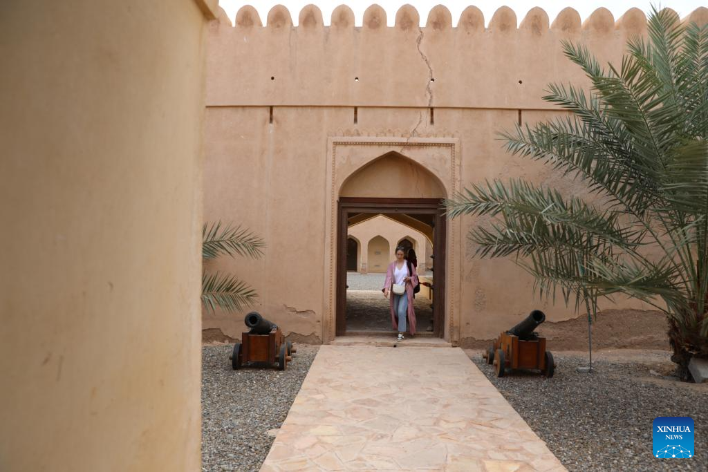 View of Dibba Castle in town of Dibba Al-Baya, Oman