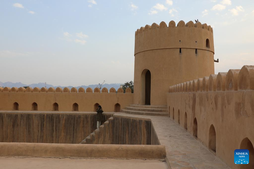 View of Dibba Castle in town of Dibba Al-Baya, Oman