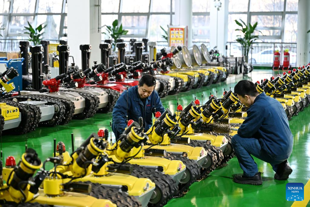 China's Tangshan makes efforts to develop robot industries