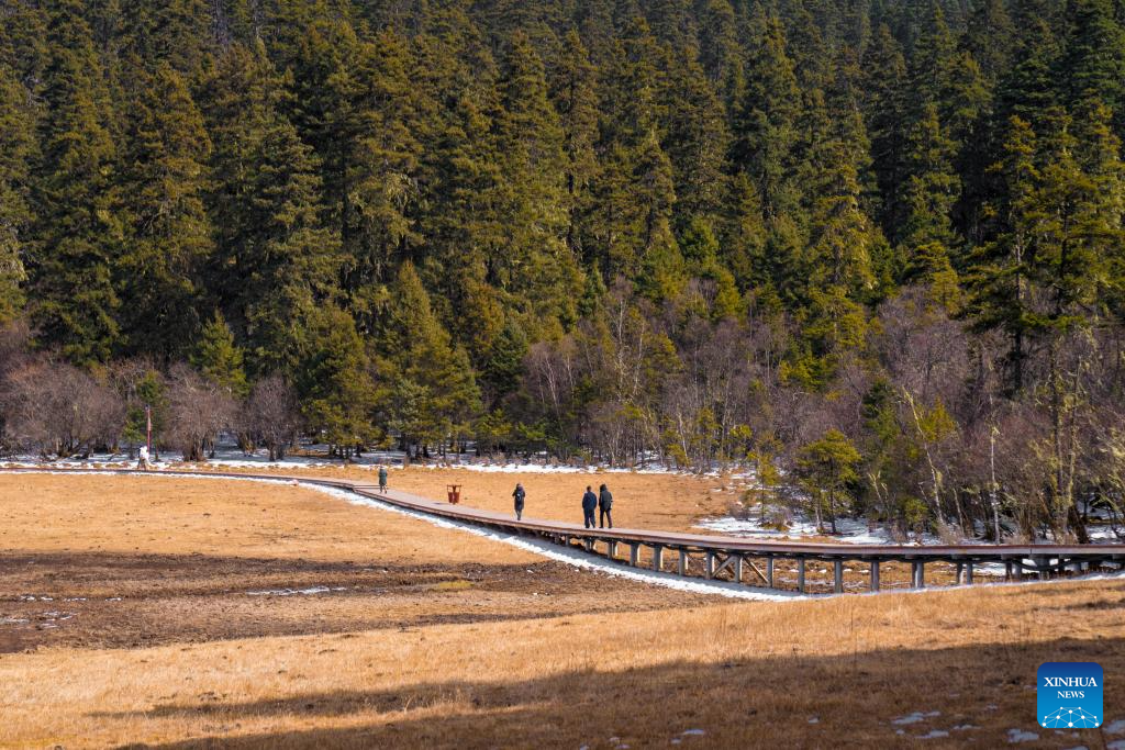 Scenery of Potatso National Park in China's Yunnan