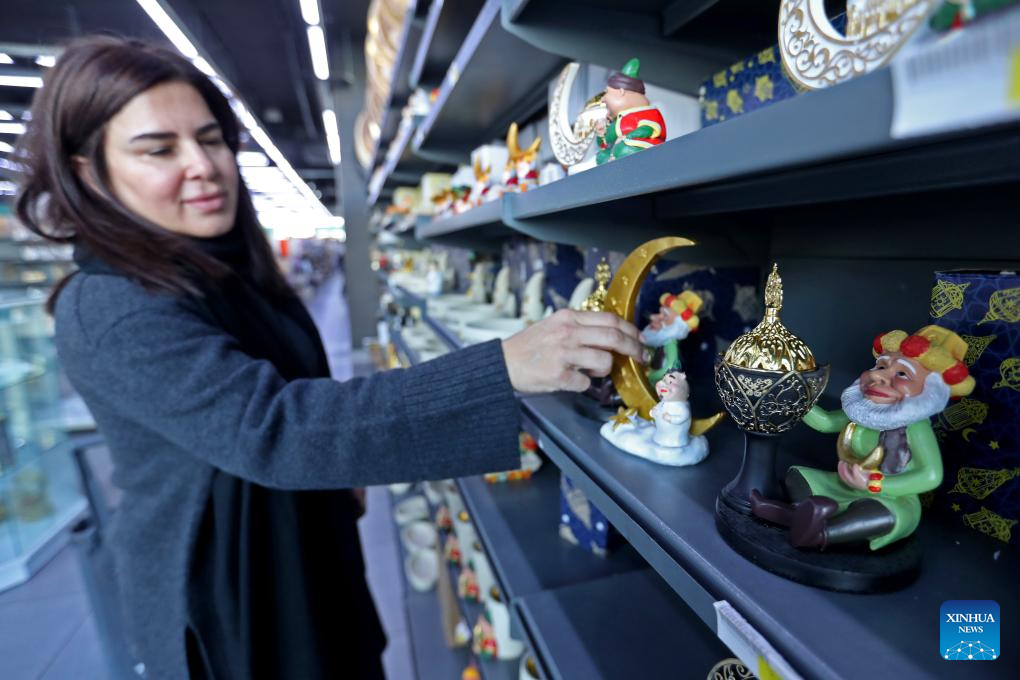 Decorations for holy month of Ramadan on display in Beirut, Lebanon