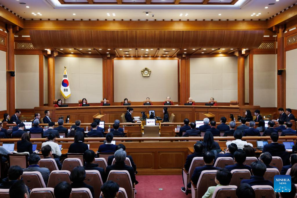 S. Korea's court holds final hearing of President Yoon's impeachment trial