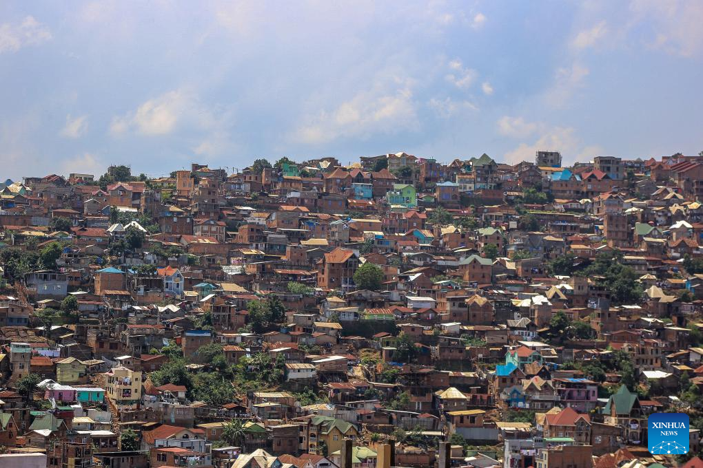 View of Bukavu in DR Congo