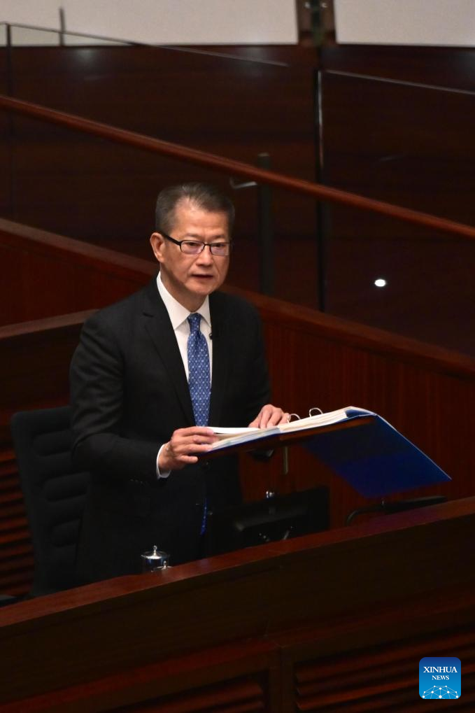 Hong Kong unveils new budget to restore fiscal balance, foster new growth drivers