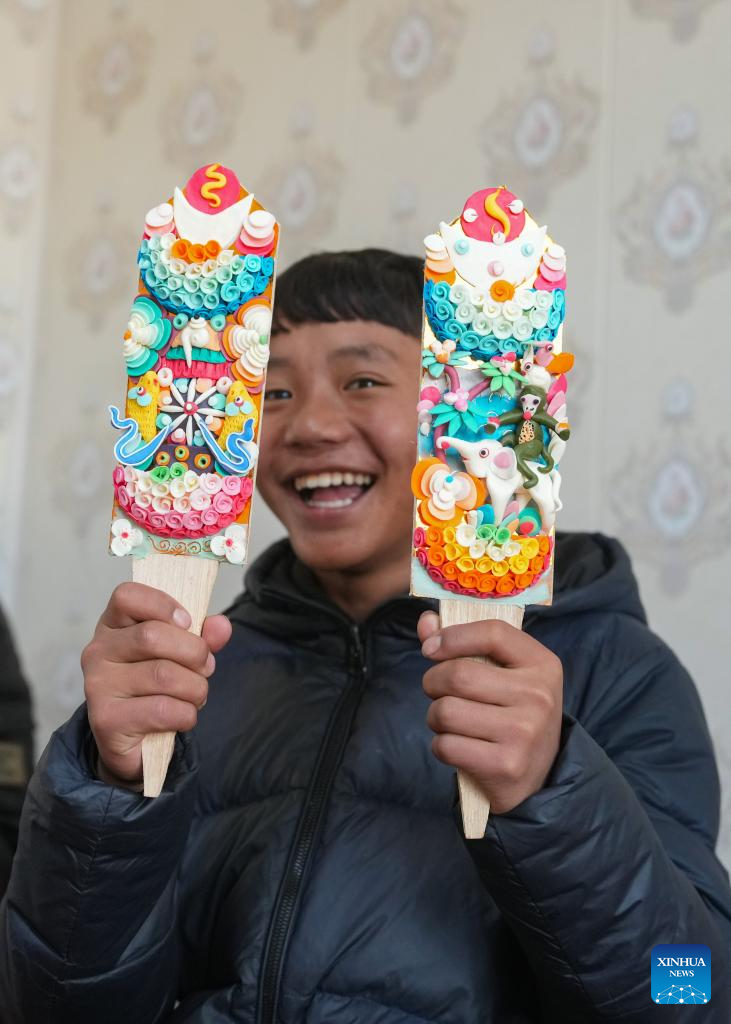 Butter sculptures enjoy widespread popularity in Lhasa ahead of Tibetan New Year