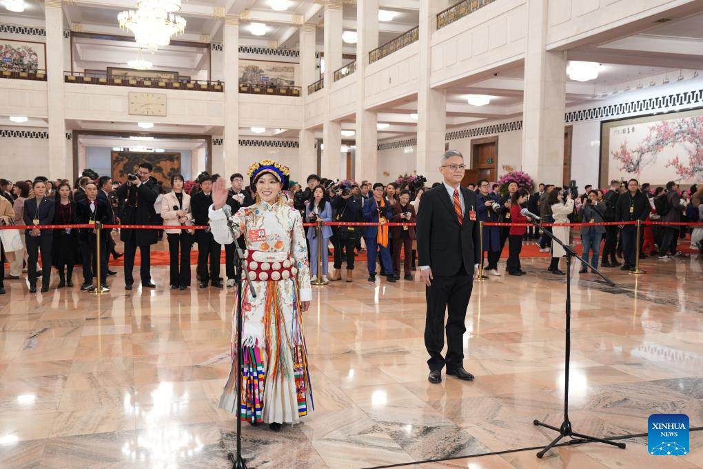 NPC deputies attend group interview ahead of annual session of China's top legislature