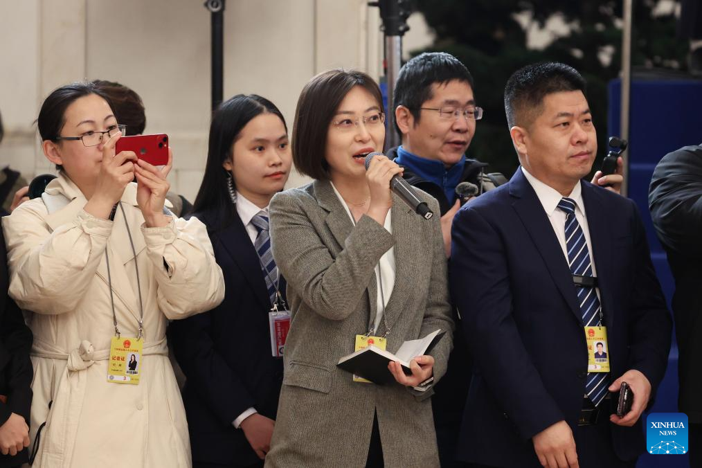 NPC deputies attend group interview ahead of annual session of China's top legislature