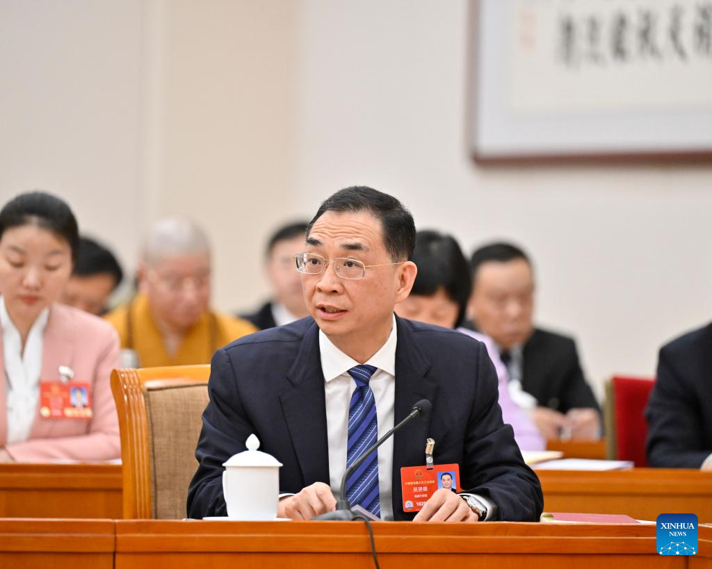 NPC delegations hold meetings to deliberate government work report