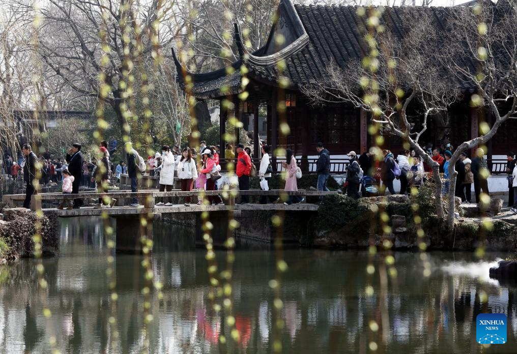 Spring scenery across China