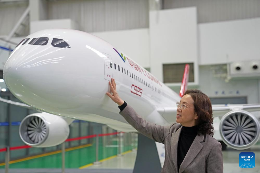 Pic story of female aircraft designer leading C929 aircraft project