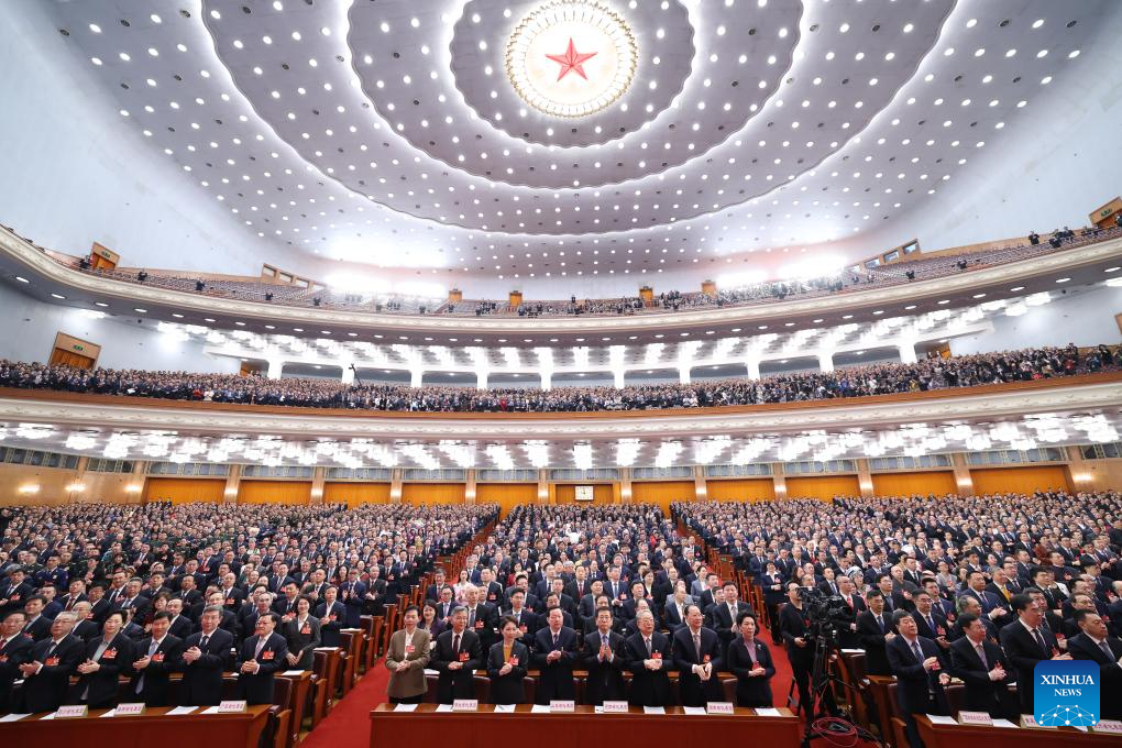 2nd plenary meeting of 3rd session of 14th NPC held in Beijing