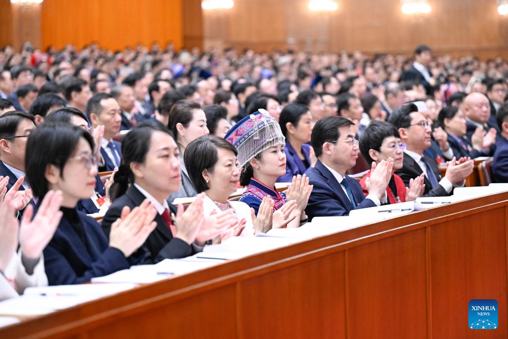 2nd plenary meeting of 3rd session of 14th NPC held in Beijing