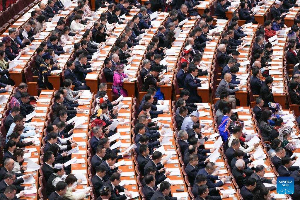 2nd plenary meeting of 3rd session of 14th NPC held in Beijing