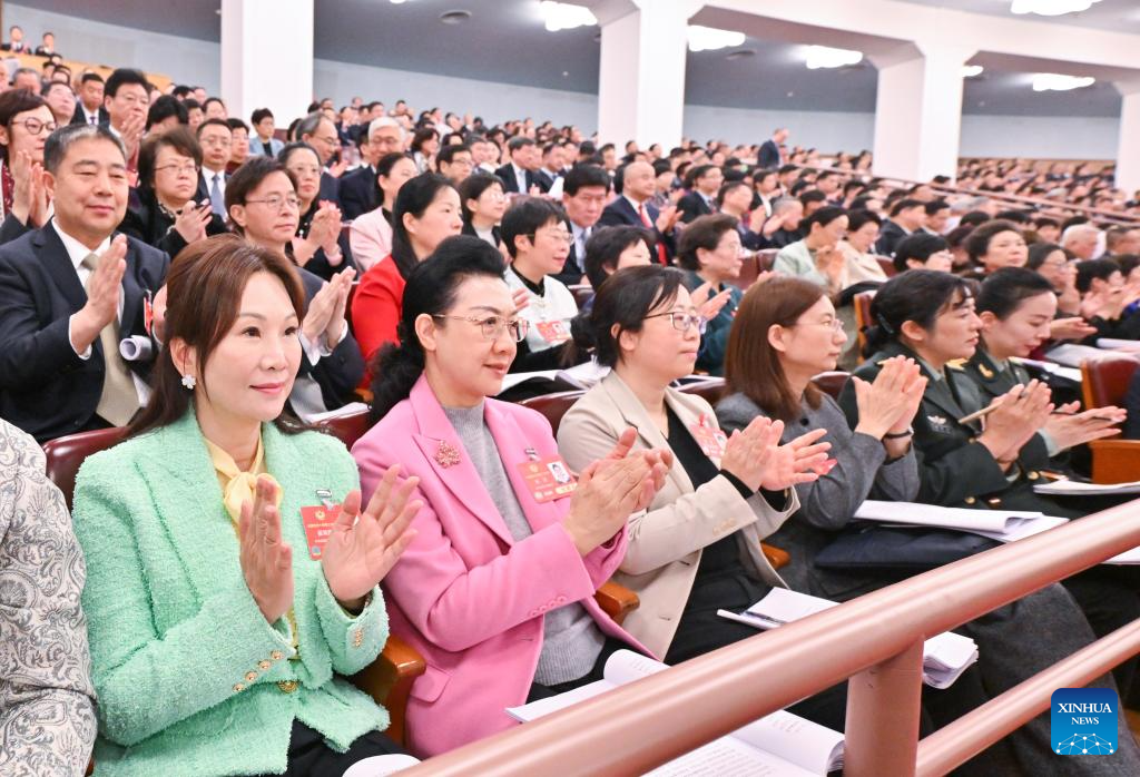 2nd plenary meeting of 3rd session of 14th NPC held in Beijing