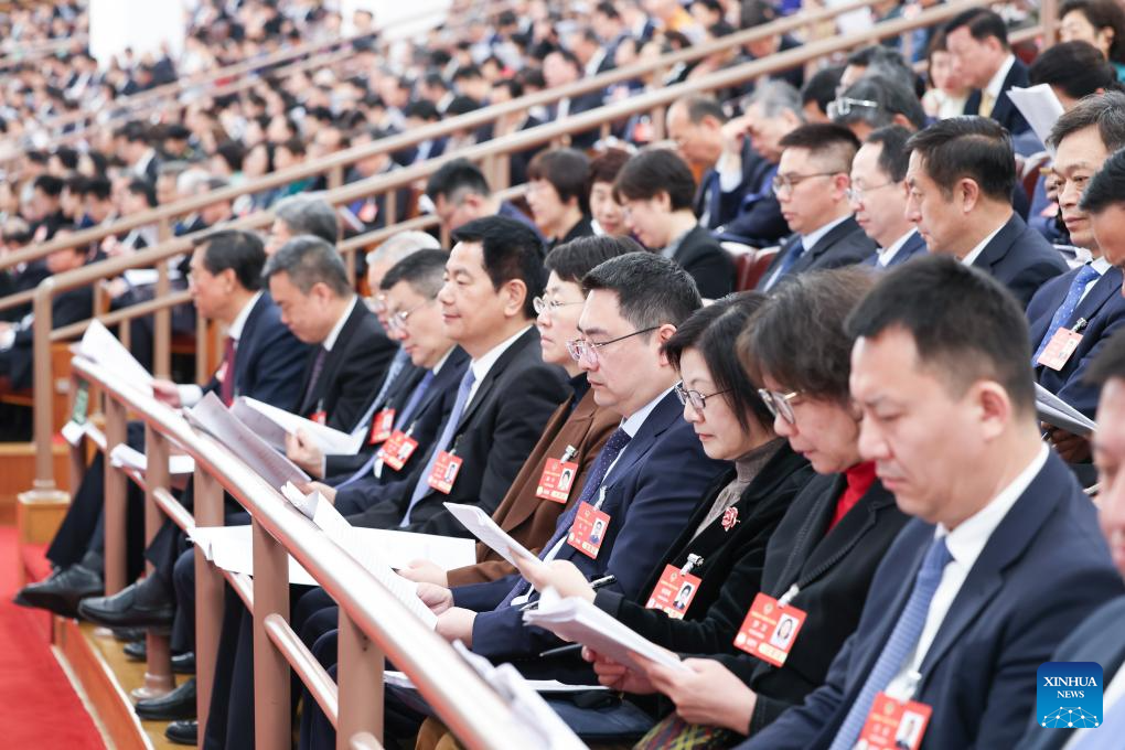 2nd plenary meeting of 3rd session of 14th NPC held in Beijing