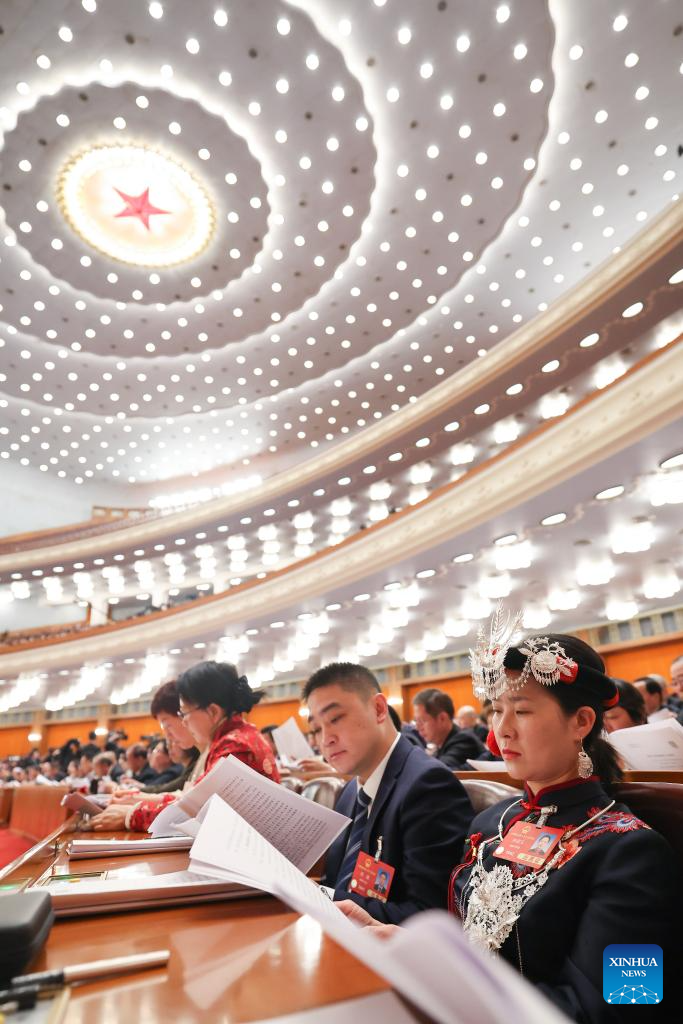 2nd plenary meeting of 3rd session of 14th NPC held in Beijing