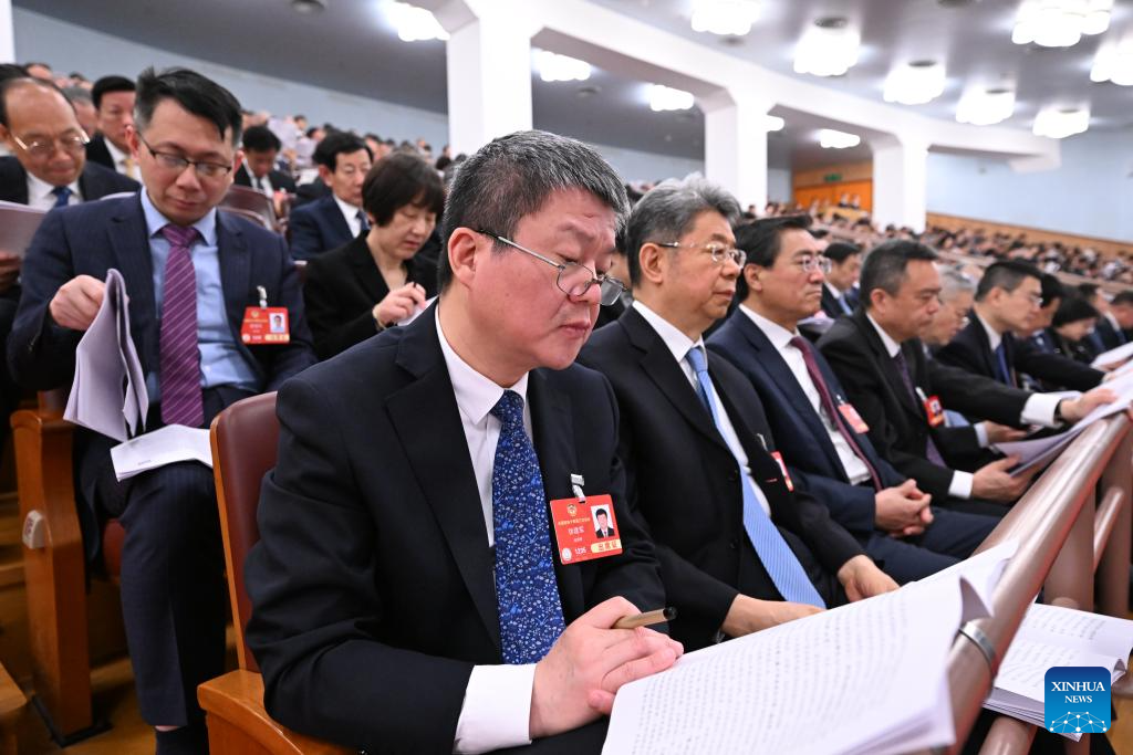 2nd plenary meeting of 3rd session of 14th NPC held in Beijing