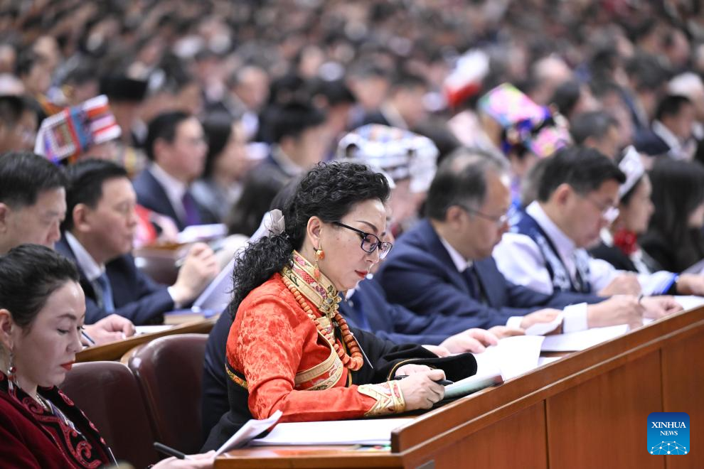 2nd plenary meeting of 3rd session of 14th NPC held in Beijing