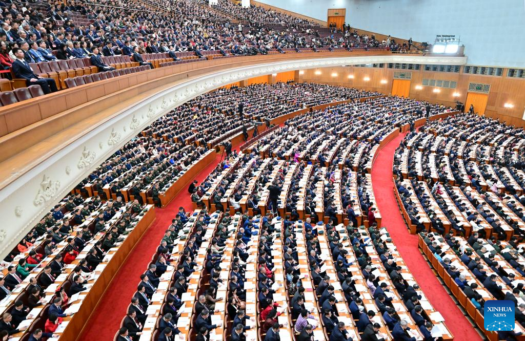 2nd plenary meeting of 3rd session of 14th NPC held in Beijing