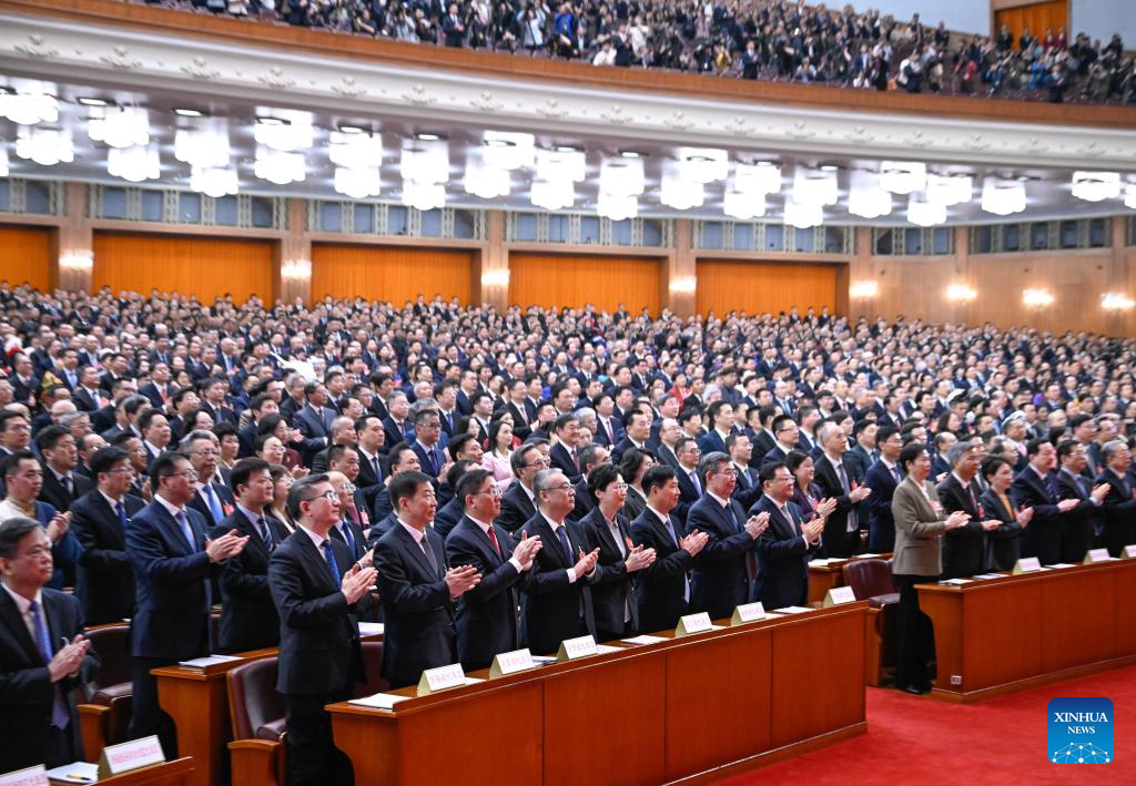 2nd plenary meeting of 3rd session of 14th NPC held in Beijing