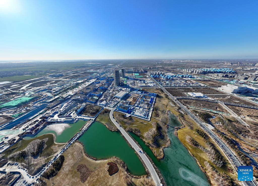 A glimpse of development of Xiong'an New Area in China's Hebei