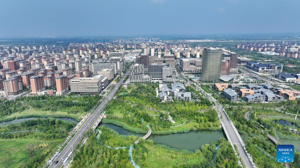 A glimpse of development of Xiong'an New Area in China's Hebei