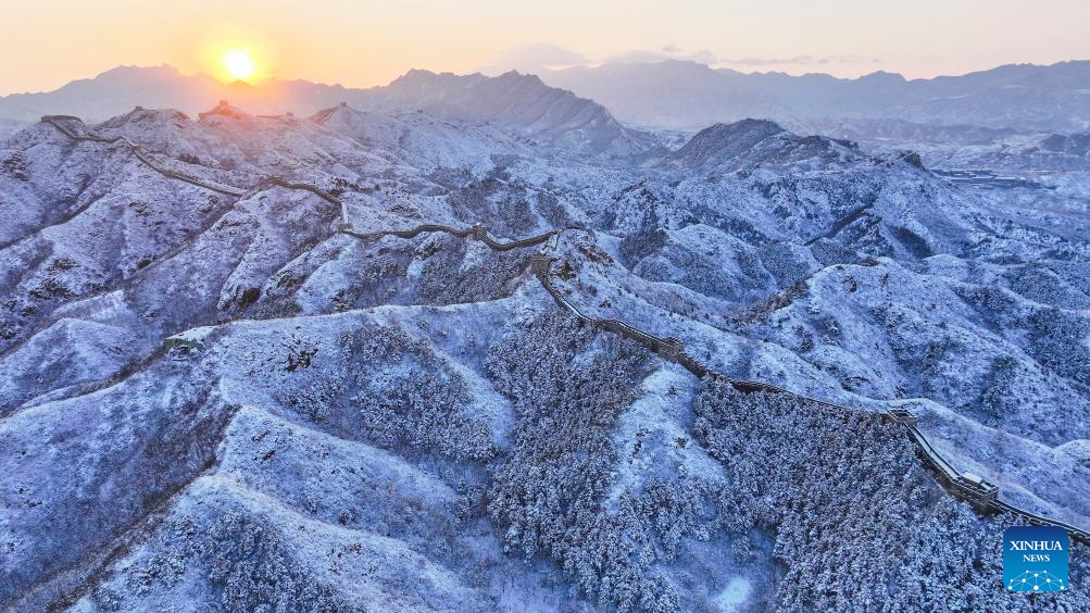 In pics: Great Wall after snowfall